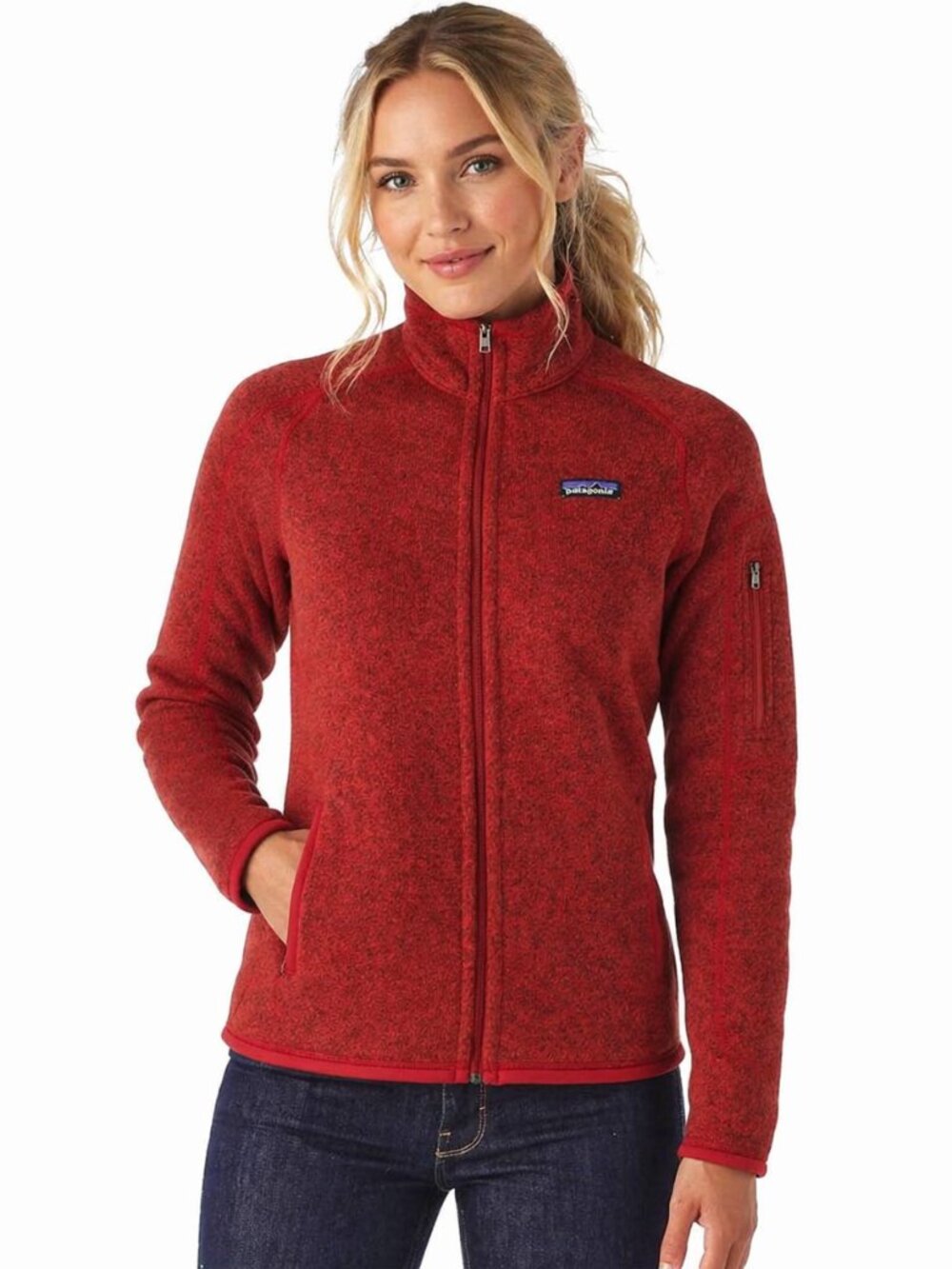 Patagonia Better Sweater Jacket Size Medium Ramble Red